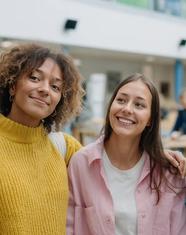 4 étudiants dans une école du groupe mediaschool 